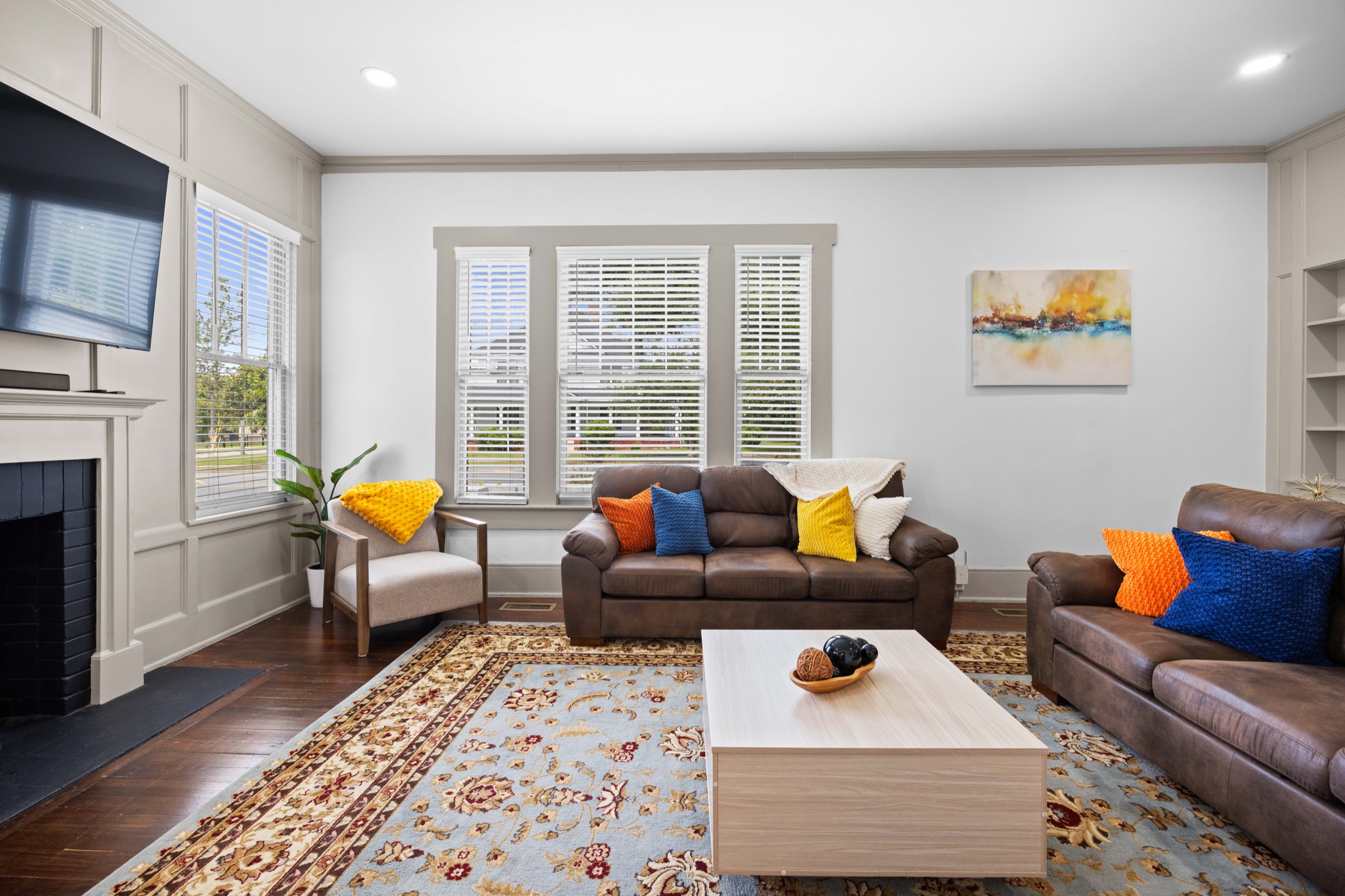 Colorful Living Space photographed by Aaron David